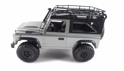 Amewi RC crawler D90 Defender prporcionální, 1:12 stříbrná