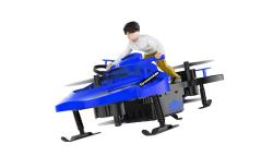 Amewi RC dron Extreme Air Cycle ovládaný rukou modrožlutý