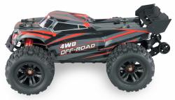 Amewi RC Hyper Go Truggy brushless 4WD 1:16 RTR, černočervená