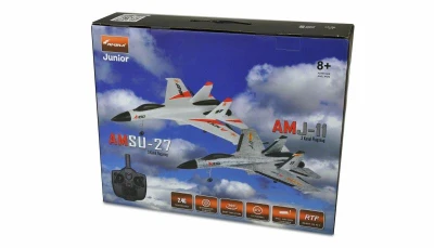 Amewi RC letadlo J-11 replika SU-27 6G Gyro RTF sada