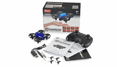 Amewi RC mini dron Sparrow so senzormi modrý