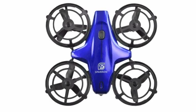 Amewi RC mini dron Sparrow so senzormi modrý