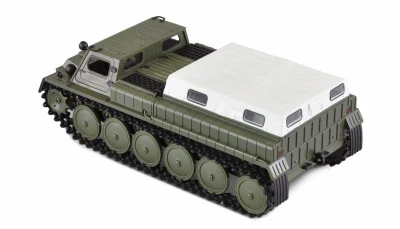 Amewi RC obrněné pásové vozidlo 1:16 RTR olivově zelená replika GAZ-71