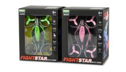 Amewi RC sada Fightstar - sada bitevních dronů, zelený a růžový