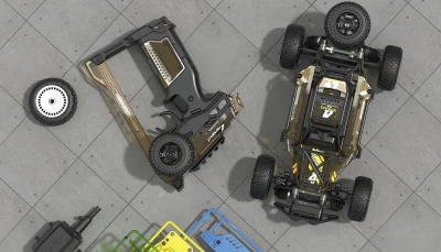 Amewi RC STAVEBNICE COOLRC DIY DESERT BUGGY 2WD 1:18