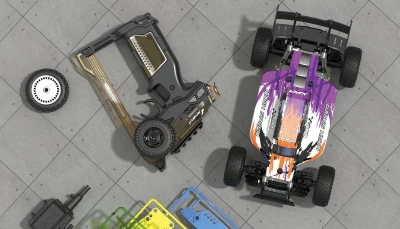 Amewi RC STAVEBNICE COOLRC DIY RACE BUGGY 2WD 1:18