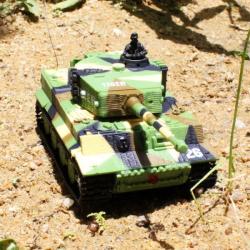 AMEWI RC tank Mini German Tiger 1:72 zelený
