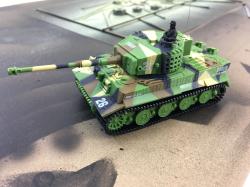 AMEWI RC tank Mini German Tiger 1:72 zelený