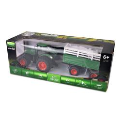 Amewi RC Traktor 2,4 Ghz s přeravníkem zvířat, světla, zvuk 1:24