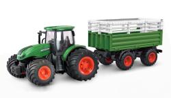 Amewi RC Traktor 2,4 Ghz s prepravníkom zvierat, svetlá, zvuk 1:24 Amewi RC Traktor 2,4 Ghz s prepravníkom zvierat, svetlá, zvuk 1:24