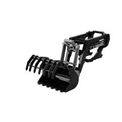 Amewi RC Traktor čelní nakladač, LED světla, zvuk, 1:24, RTR sada