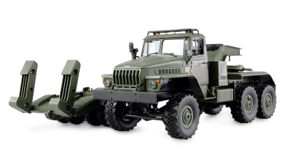 Amewi RC vojenský truck Ural B36 s podvalníkem 6WD 1:16