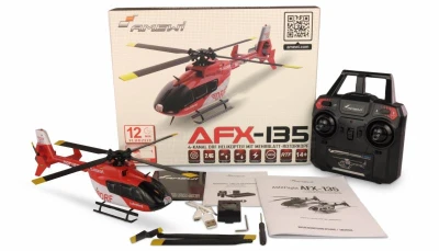 Amewi RC vrtuľník AFX-135 DRF Luftrettung 6G stabilizácia RTF