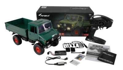 Amewi MB Unimog Basic 1:12 zelené RC auto