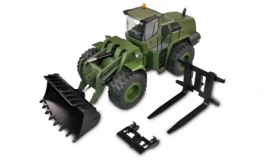 Amewi G485E ME Military olivově zelený 1:14 celokovový RC nakladač