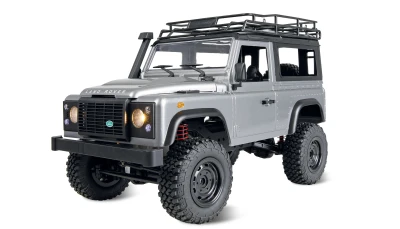 Amewi RC crawler D90 Defender prporcionální, 1:12 stříbrná