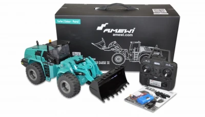 Amewi G485E SE Petrol 1:14 RTR celokovový RC kolový nakladač verze 2.0