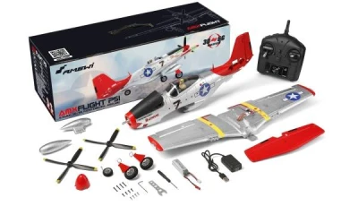 AMEWI Trade e.K. Amewi RC letadlo AMXFlight P51 4 kanály 3D/6G