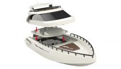 AMEWI Trade e.K. Amewi RC loď Rising Sun Cruise Yacht 38 cm RTR