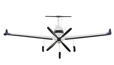 Amewi AMXFlight AM-12 bílé 450mm s gyroskopem 6G/3D 6 kanálů RTF RC letadlo