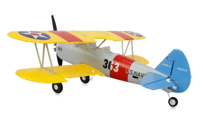 AMEWI AMXFlight N2S-2 Stearman 360mm s gyroskopem 6G/3D 6 kanálů RTF RC letadlo