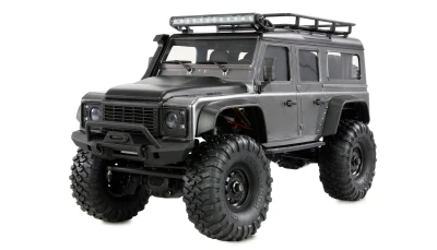 Amewi AMXRock D90 šedý 4WD 1:16 RTR LED rampa RC crawler