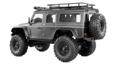 Amewi AMXRock D90 šedý 4WD 1:16 RTR LED rampa RC crawler