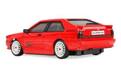 AMEWI Trade e.K. Audi quattro 1980 Onroad a Drift pneu 4WD 1:28 RTR červená