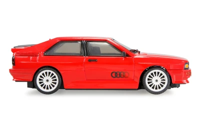 AMEWI Trade e.K. Audi quattro 1980 Onroad a Drift pneu 4WD 1:28 RTR červená