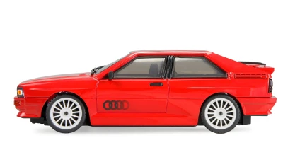 AMEWI Trade e.K. Audi quattro 1980 Onroad a Drift pneu 4WD 1:28 RTR červená