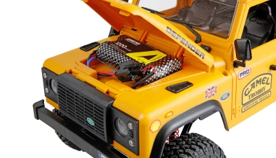 Amewi RC crawler D90 Defender proporcionální, 1:12 camel trophy