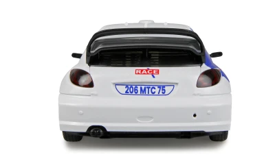 Amewi PR28 Peugeot 206 bílé s gyroskopem 4x4 1:28 RTR driftovací RC auto