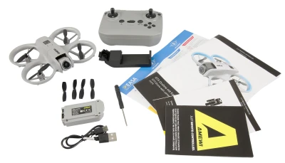 AMEWI Trade e.K. Dron GT3 s FPV kamerou a LED oblouky, RTF sada pro začátečníky