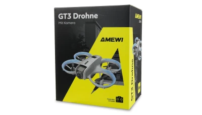 AMEWI Trade e.K. Dron GT3 s FPV kamerou a LED oblouky, RTF sada pro začátečníky