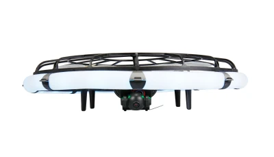 AMEWI Trade e.K. Dron M18 s kamerou a LED osvětleným ochranným kruhem RTF Brushless, gesta, FPV