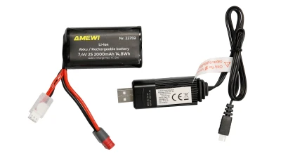 Amewi Hyper Go MTX14 střídavý motor 4x4 1:14 RTR LED rampa monster truck