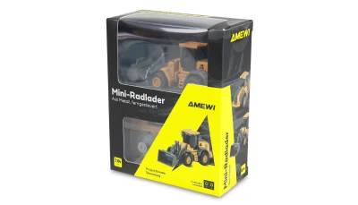 Amewi kovový proporcionální 8kanálový 1:64 RTR 4WD kolový nakladač