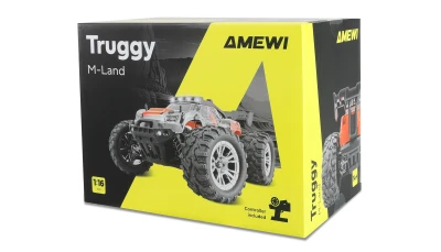 Amewi M-Land 1:16 4WD RTR modrý, LED, Waterproof RC truggy 48 km/h