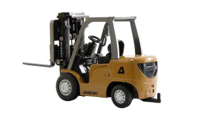 AMEWI Trade e.K. Mini kovový RC vysokozdvižný vozík 8kanálový 1:64 RTR
