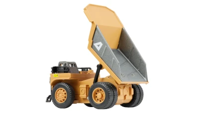 AMEWI Trade e.K. Mini kovový sklápěcí RC dumper, proporcionální, 8 kanálů, 1:64 RTR