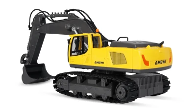 Amewi RC pásové rypadlo s kovovou lžící, žluté, 16 kanálů, 1:18, RTR