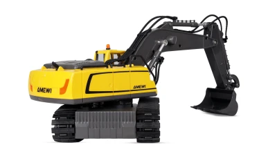 Amewi RC pásové rypadlo s kovovou lžící, žluté, 16 kanálů, 1:18, RTR