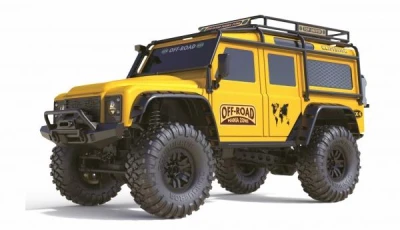 AMEWI Dirt Climbing Safari SUV Crawler 4WD 1:10 žluté RC auto