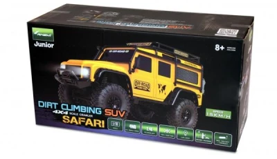 AMEWI Dirt Climbing Safari SUV Crawler 4WD 1:10 žluté RC auto