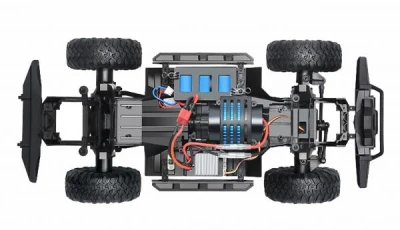 AMEWI Dirt Climbing SUV Race Crawler 1:10 červené RC auto