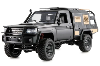 Amewi Toyota Land Cruiser Crawler černý 4WD 1:12 RTR LED osvětlení RC auto