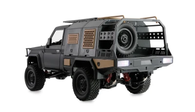 Amewi Toyota Land Cruiser Crawler černý 4WD 1:12 RTR LED osvětlení RC auto