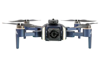 AMEWI AMXFlight X8TGPS šedý RC dron s GPS, HD kamerou a displejem ve vysílači