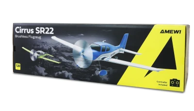 AMEWI Trade e.K. RC model letadla Cirrus SR22 520mm 4 kanálový 3D/6G stabilizace, RTF, zelený, brushless