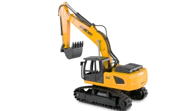 Amewi G011E žluto-černé 9kanálové 1:24 RTR LED RC pásové rypadlo